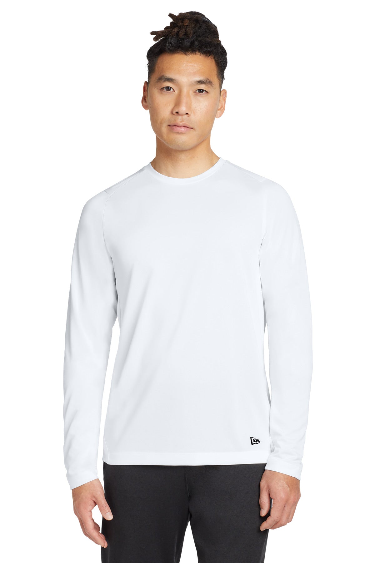 New Era Â® Series Performance Long Sleeve Crew Tee. NEA201