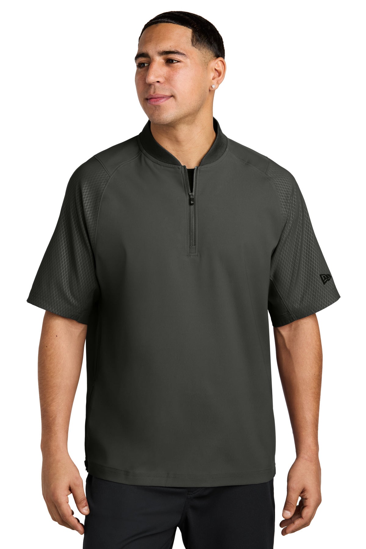 New Era Â® Cage Short Sleeve 1/4-Zip Jacket. NEA600