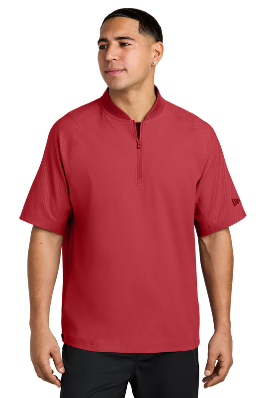 New Era Â® Cage Short Sleeve 1/4-Zip Jacket. NEA600