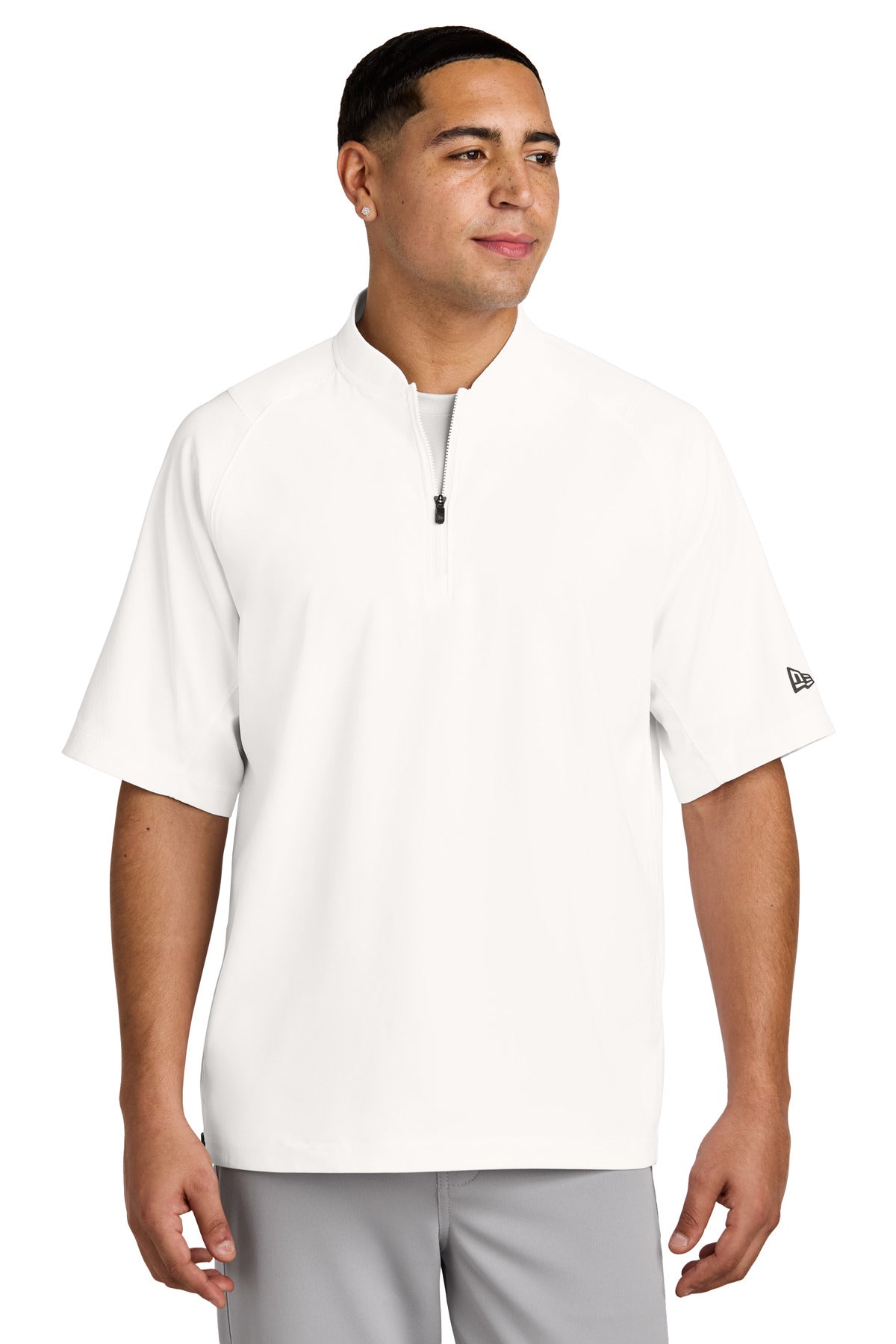 New Era Â® Cage Short Sleeve 1/4-Zip Jacket. NEA600