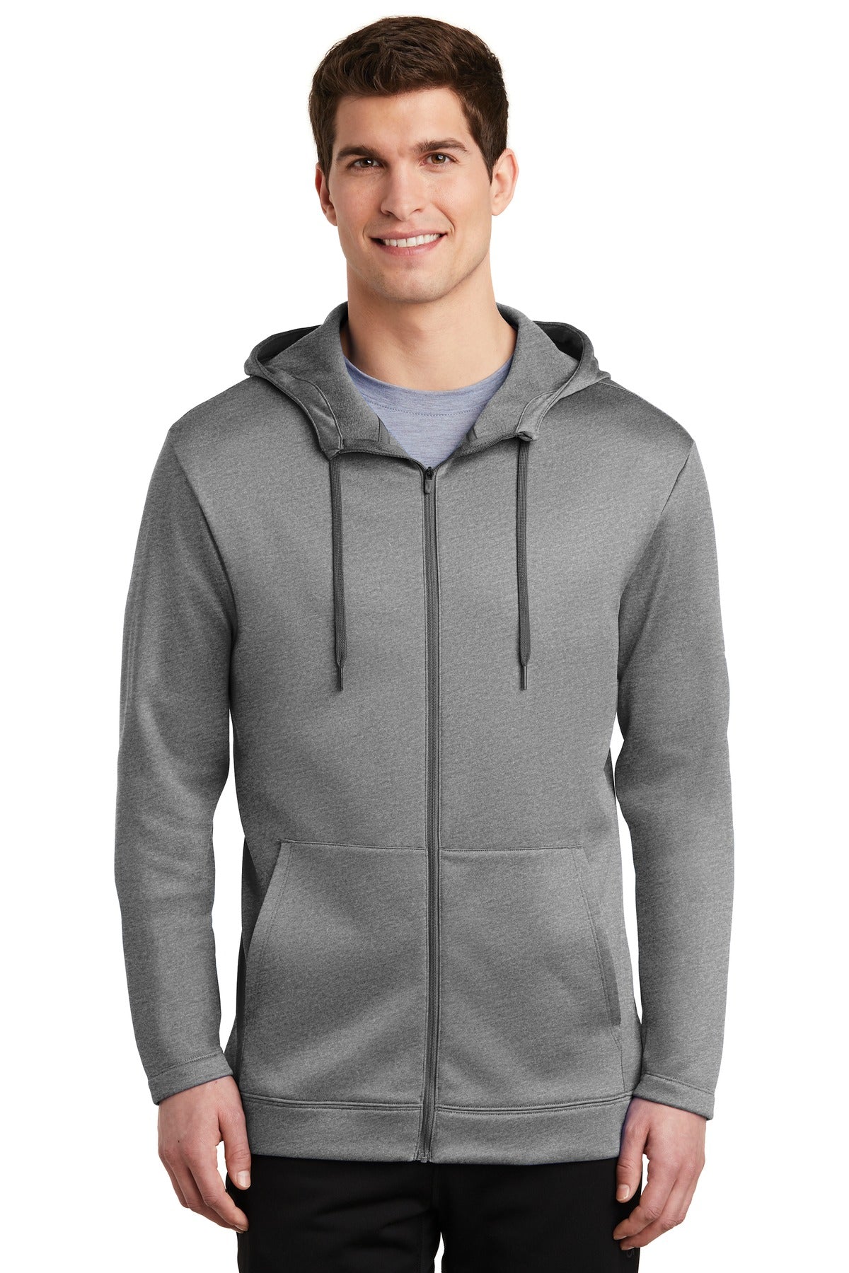 Sudadera con capucha Nike Therma-FIT de polar con cremallera completa. NKAH6259