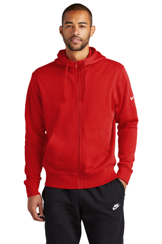 Sudadera con capucha y cremallera completa Nike Club Fleece Sleeve Swoosh NKDR1513