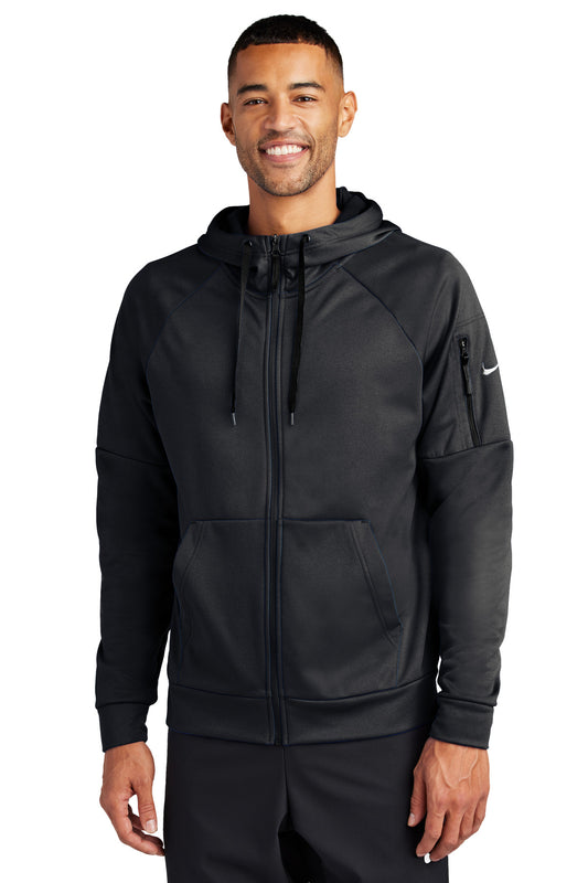 Sudadera con capucha Nike Therma-FIT de polar con bolsillo y cremallera completa NKFD9859
