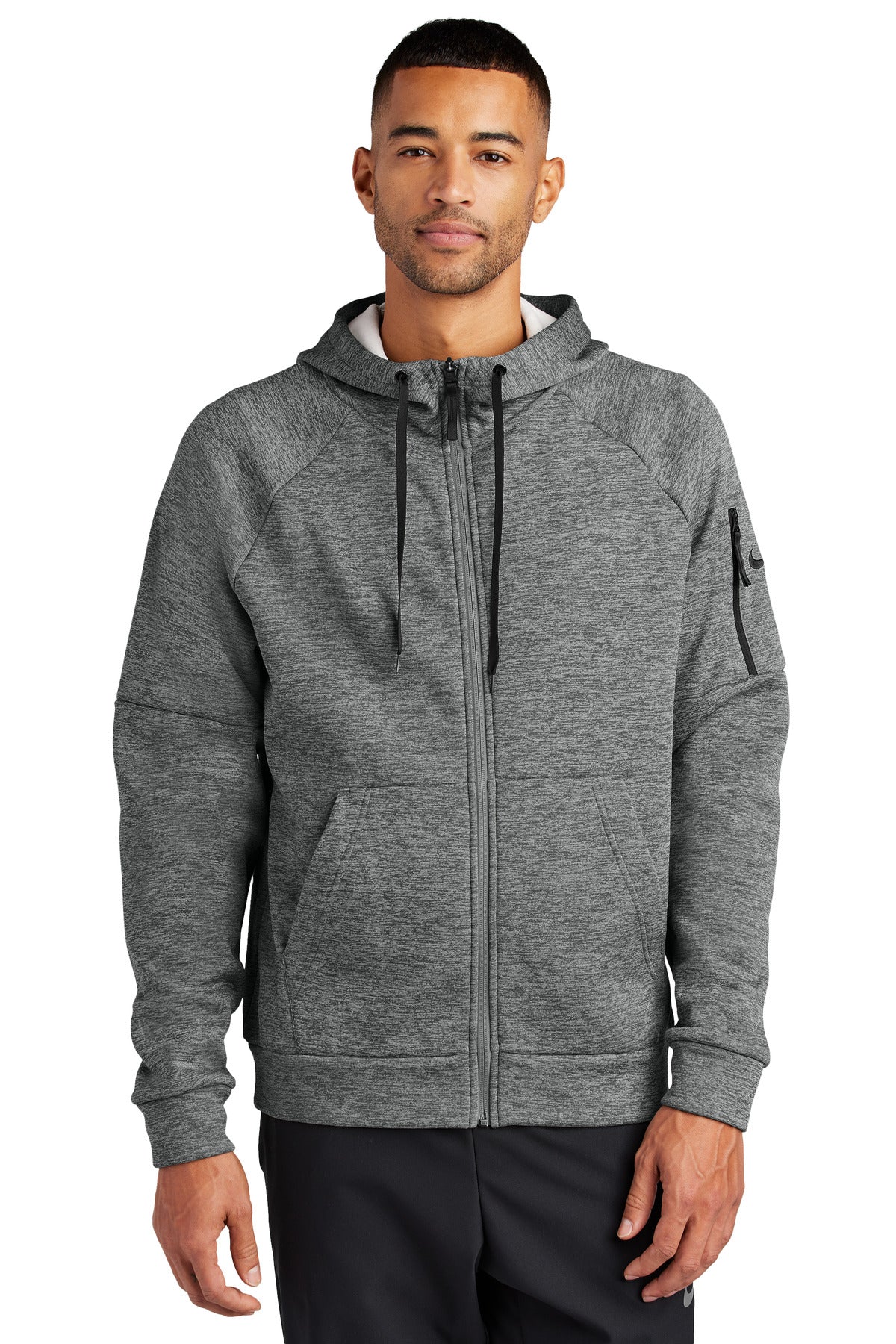 Sudadera con capucha Nike Therma-FIT de polar con bolsillo y cremallera completa NKFD9859