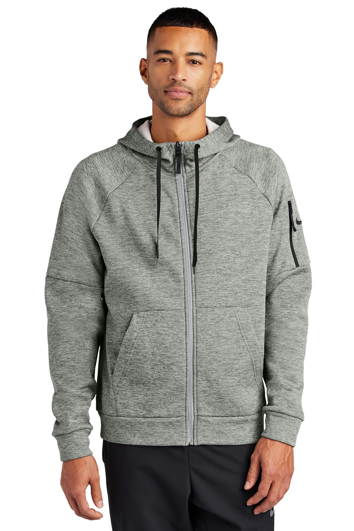 Sudadera con capucha Nike Therma-FIT de polar con bolsillo y cremallera completa NKFD9859