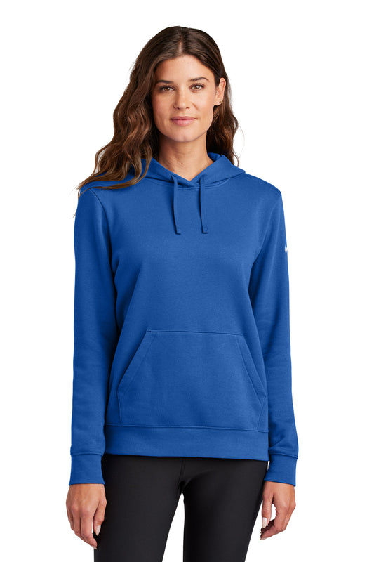 Sudadera con capucha Nike Club Fleece Sleeve Swoosh para mujer NKFD9889
