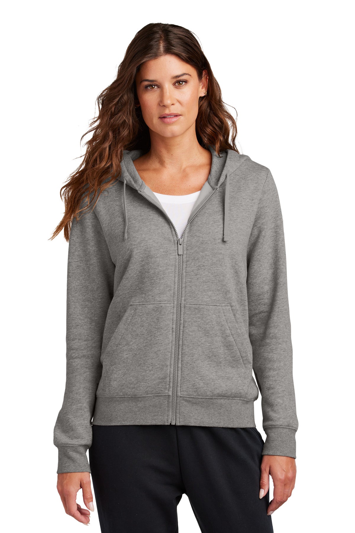 Sudadera con capucha y cremallera completa Nike Club Fleece Sleeve Swoosh para mujer NKFD9890