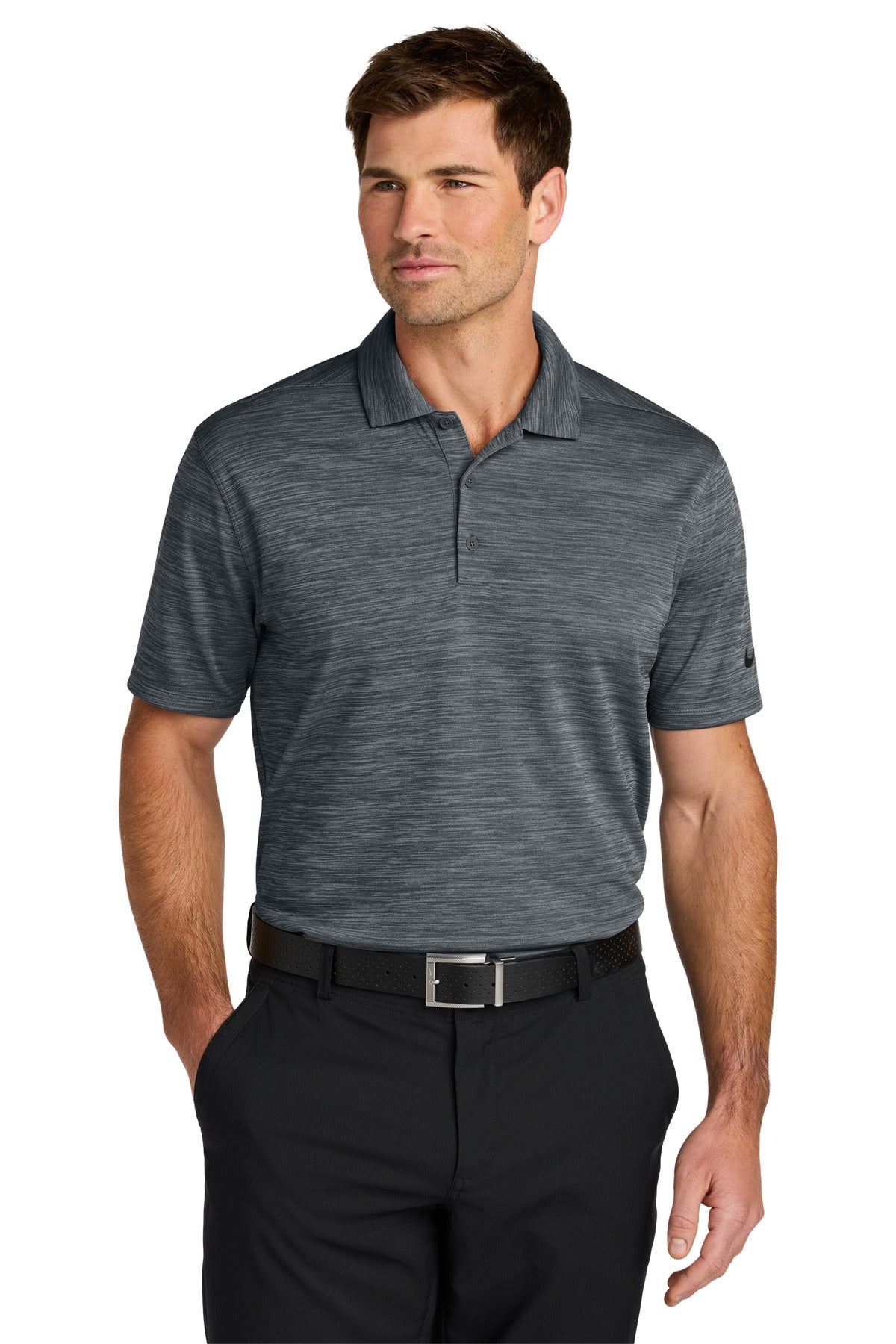 قميص بولو نايكي Dri-FIT مخطط NKFQ4792