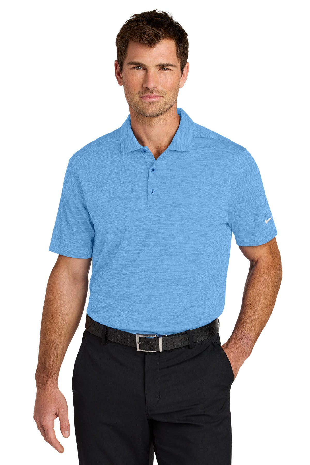 قميص بولو نايكي Dri-FIT مخطط NKFQ4792