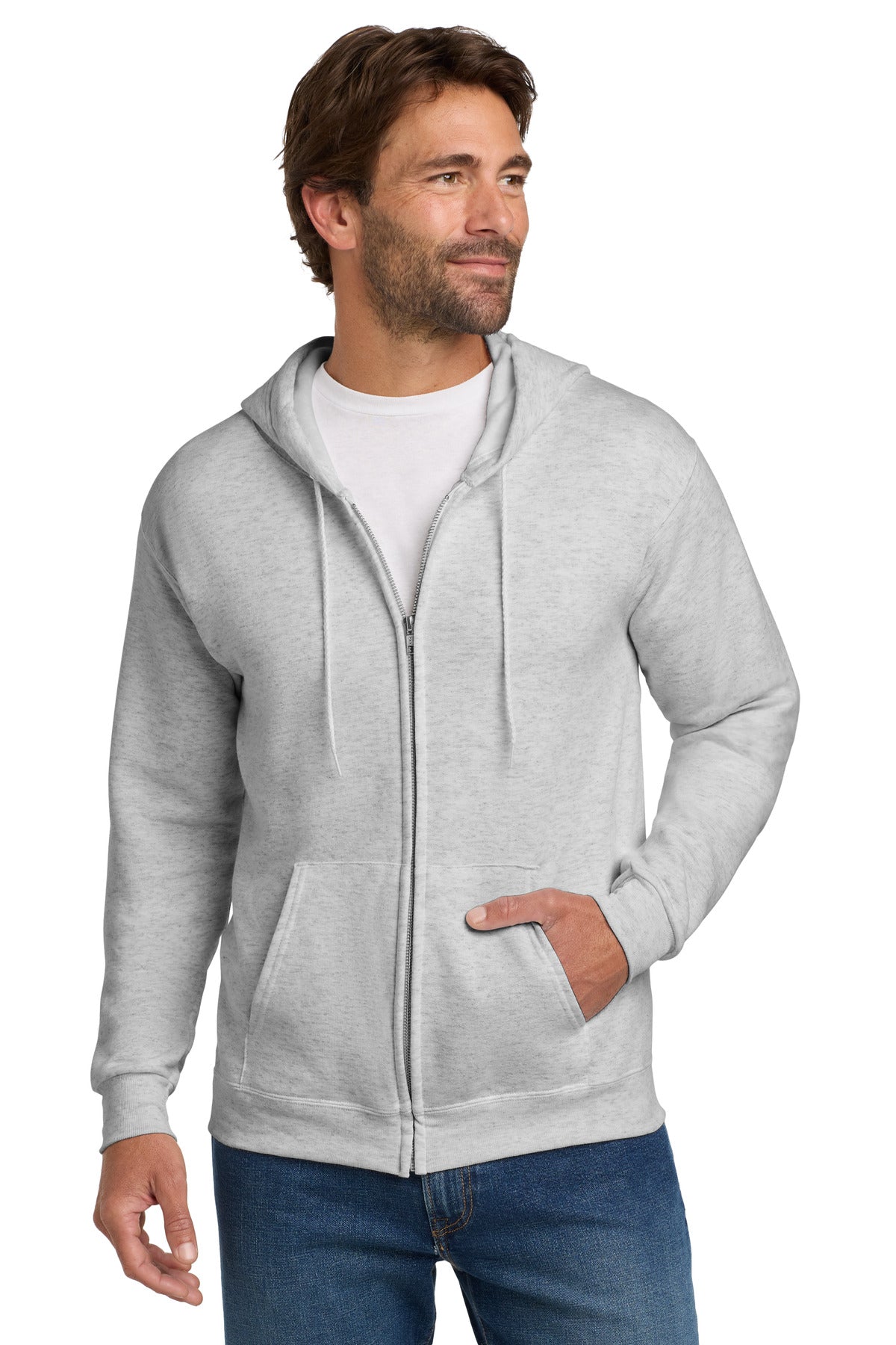 Sudadera con capucha y cremallera completa EcoSmart® de Hanes®. P180