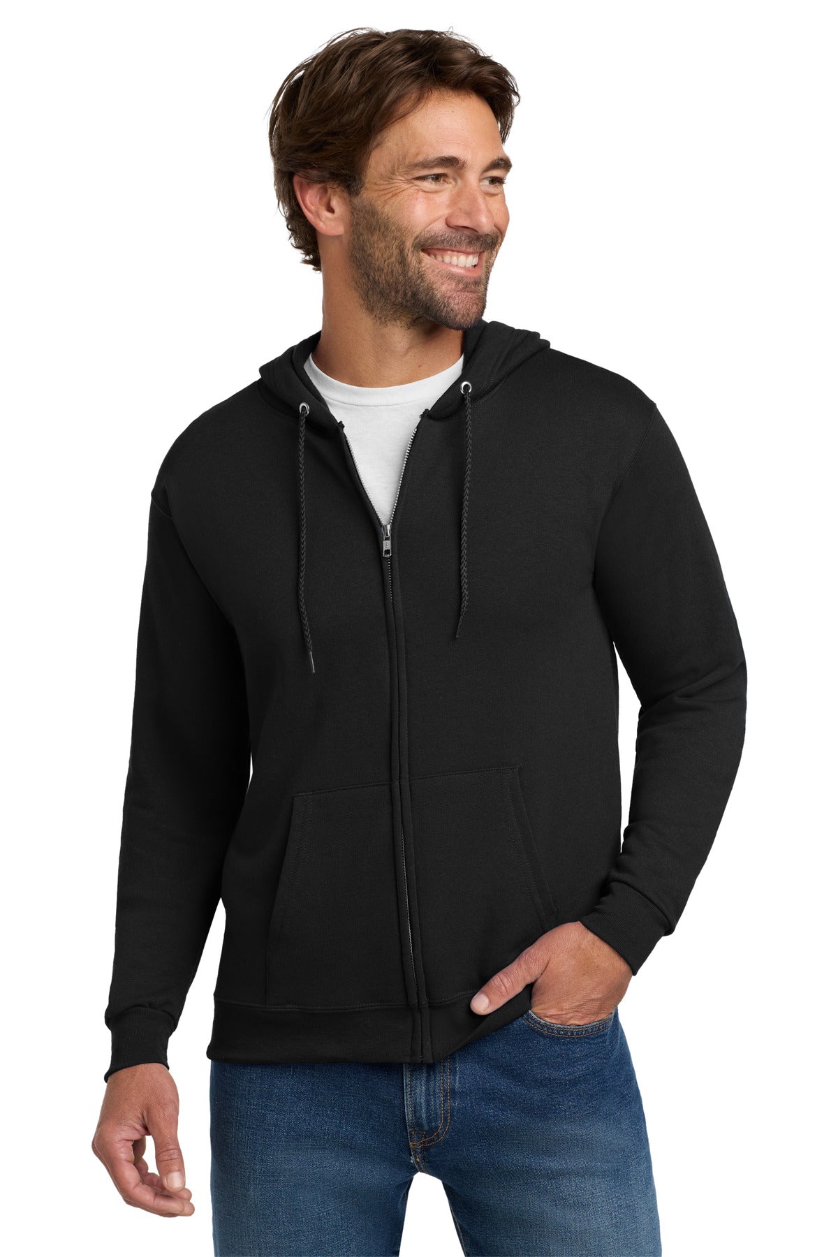 Sudadera con capucha y cremallera completa EcoSmart® de Hanes®. P180