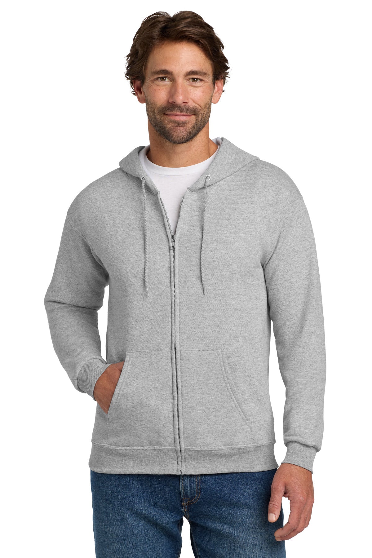 Sudadera con capucha y cremallera completa EcoSmart® de Hanes®. P180