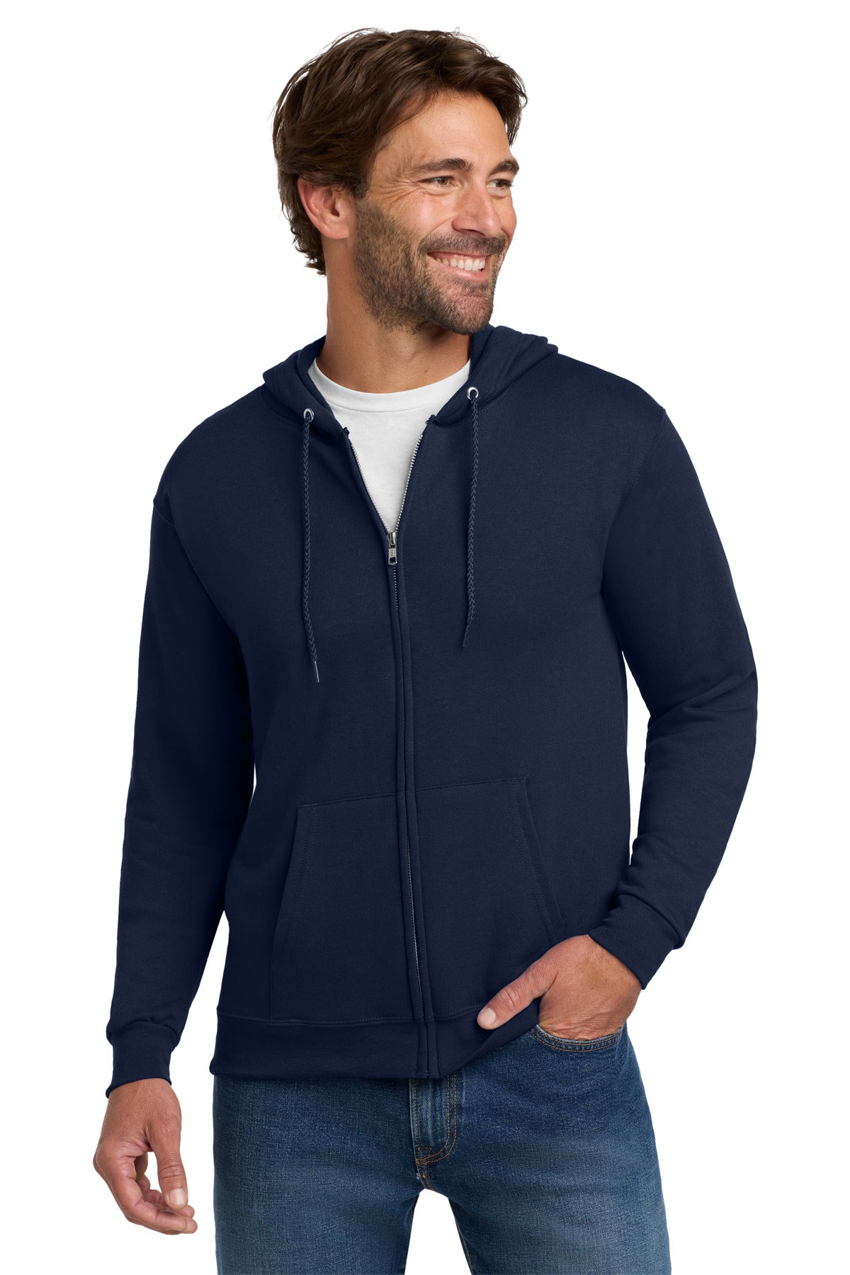 Sudadera con capucha y cremallera completa EcoSmart® de Hanes®. P180