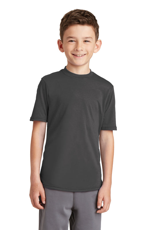 Port & Coâ„¢ Youth Performance Blend Tee. PC381Y