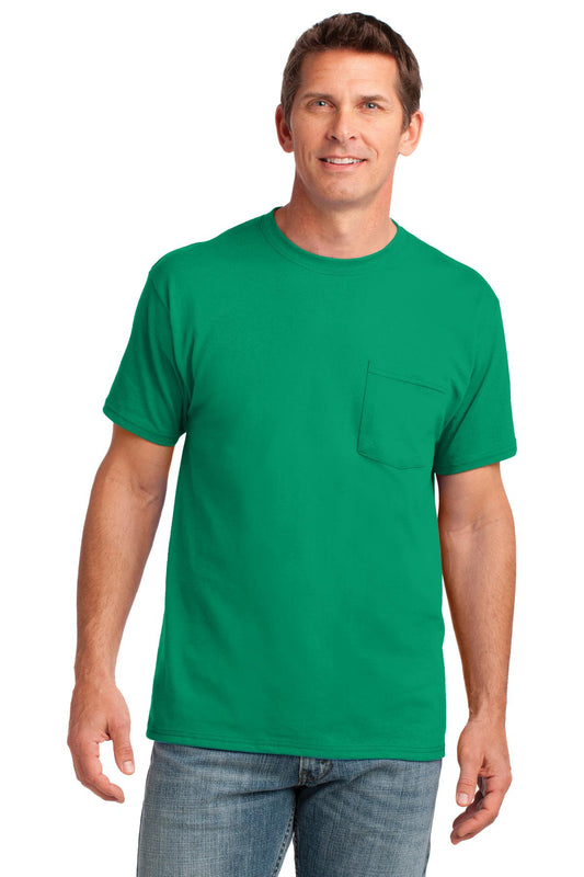 Port & Coâ„¢ Core Cotton Pocket Tee. PC54P