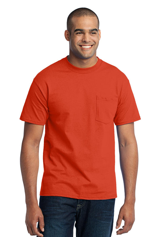 Port & Coâ„¢ Tall Core Blend Pocket Tee. PC55PT