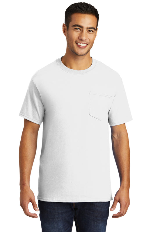 Port & Coâ„¢ Tall Essential Pocket Tee. PC61PT