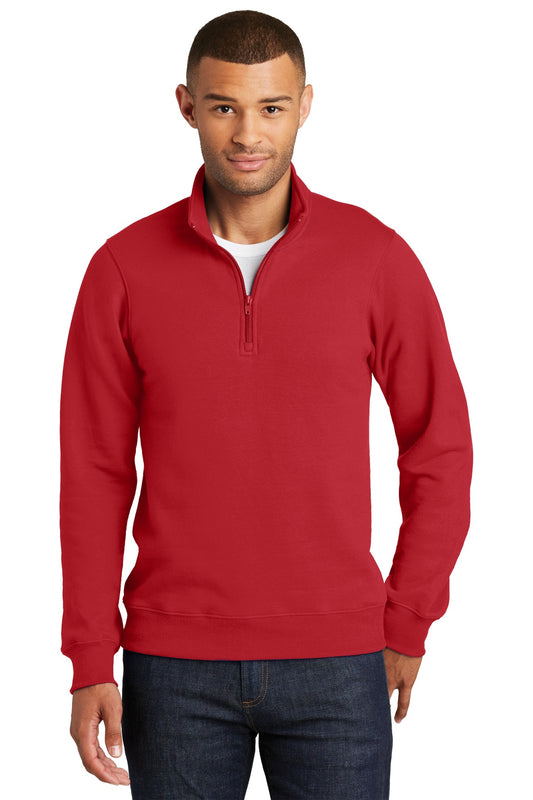 Port & Coâ„¢ Fan Favorite Fleece 1/4-Zip Pullover Sweatshirt. PC850Q