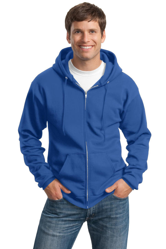 Port & Coâ„¢ Tall Essential Fleece Full-Zip Hooded Sweatshirt. PC90ZHT