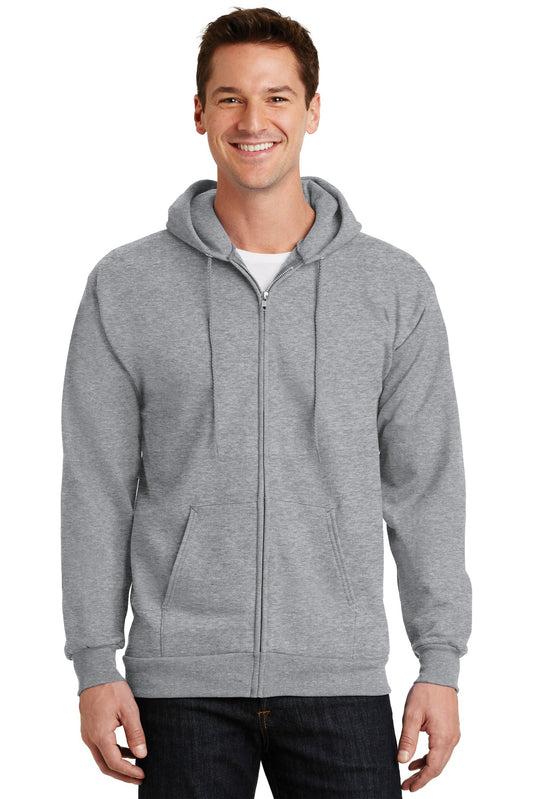 Port & Coâ„¢ Essential Fleece Full-Zip Hooded Sweatshirt.  PC90ZH