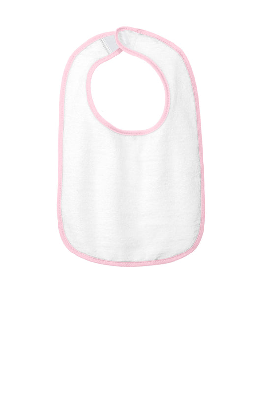 Rabbit Skinsâ„¢ Infant Contrast Trim Terry Bib. RS1003