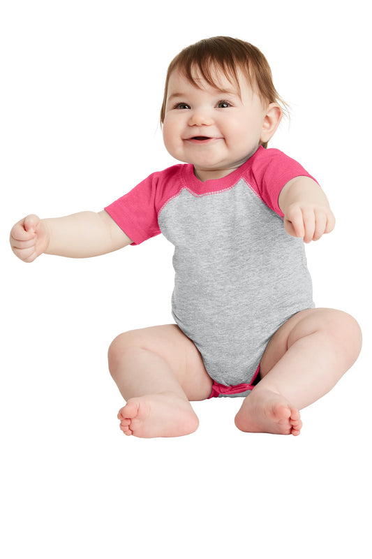 DISCONTINUED Rabbit Skinsâ„¢ Infant Baseball Fine Jersey Bodysuit. RS4430