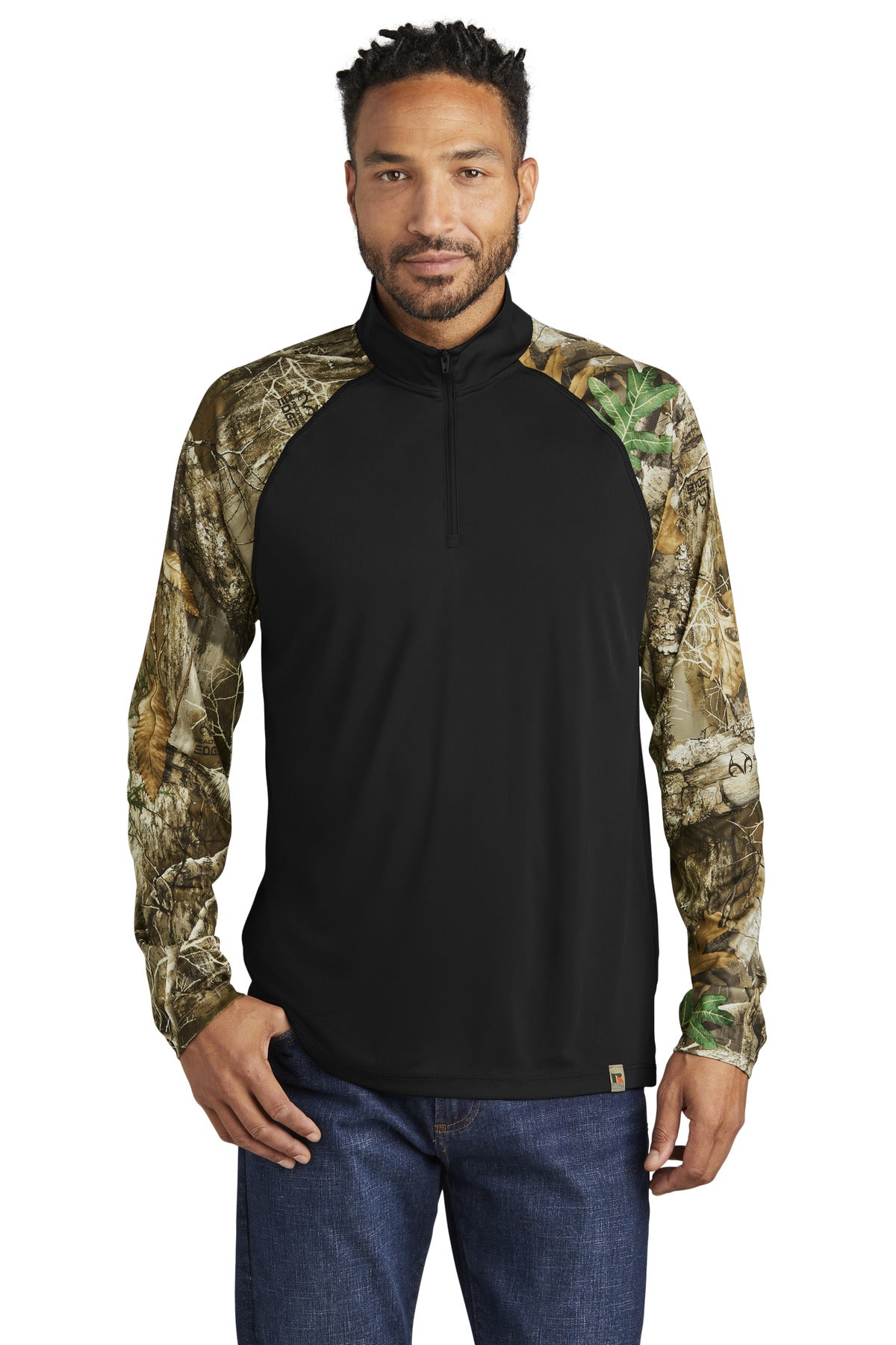Russell Outdoorsâ„¢ RealtreeÂ® Colorblock Performance 1/4-Zip RU152