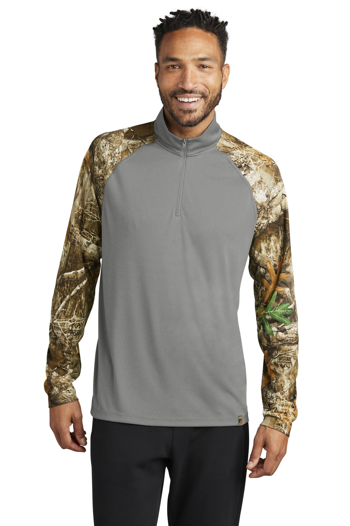 Russell Outdoorsâ„¢ RealtreeÂ® Colorblock Performance 1/4-Zip RU152