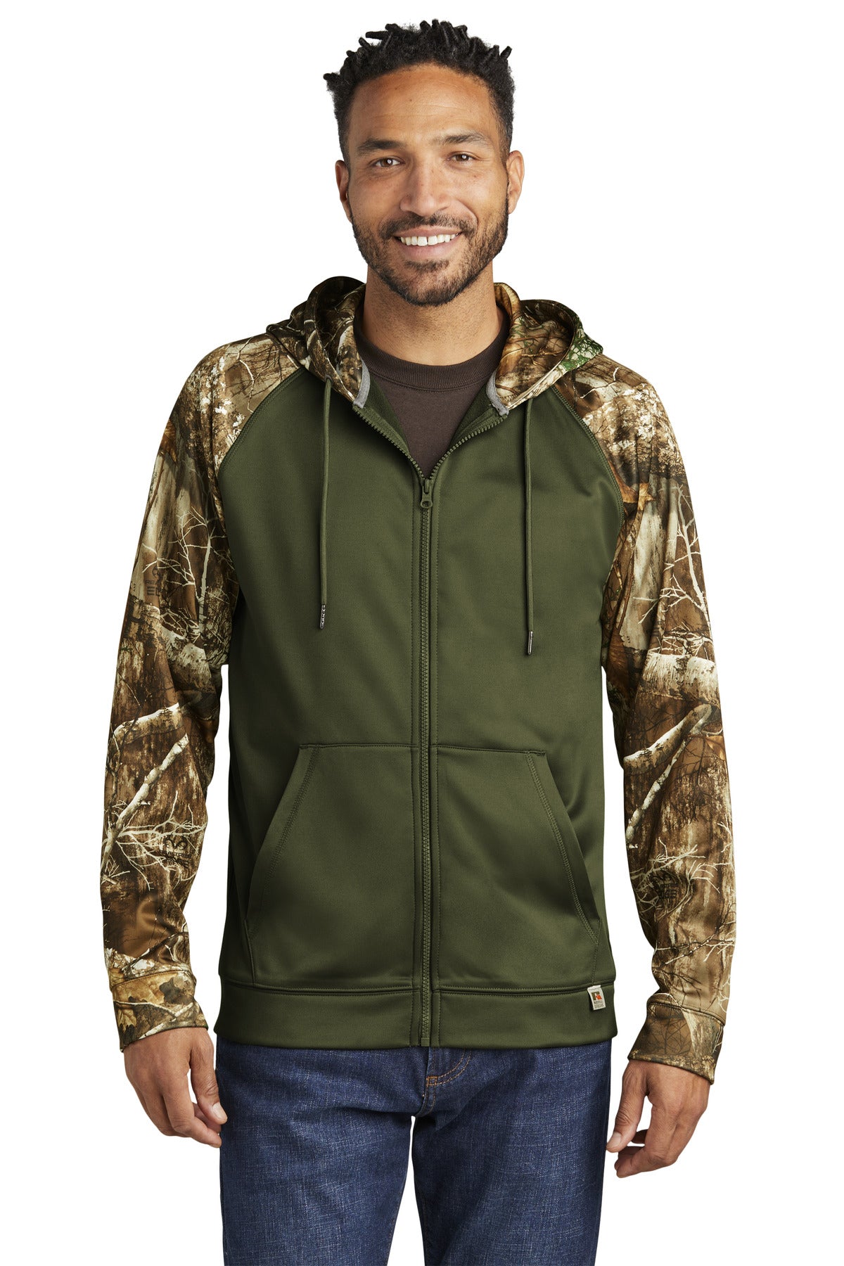 Russell Outdoorsâ„¢ RealtreeÂ® Performance Colorblock Full-Zip Hoodie RU452