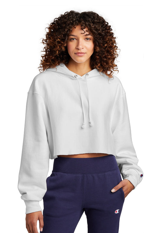 Sudadera con capucha recortada de tejido inverso para mujer Champion® RW01W