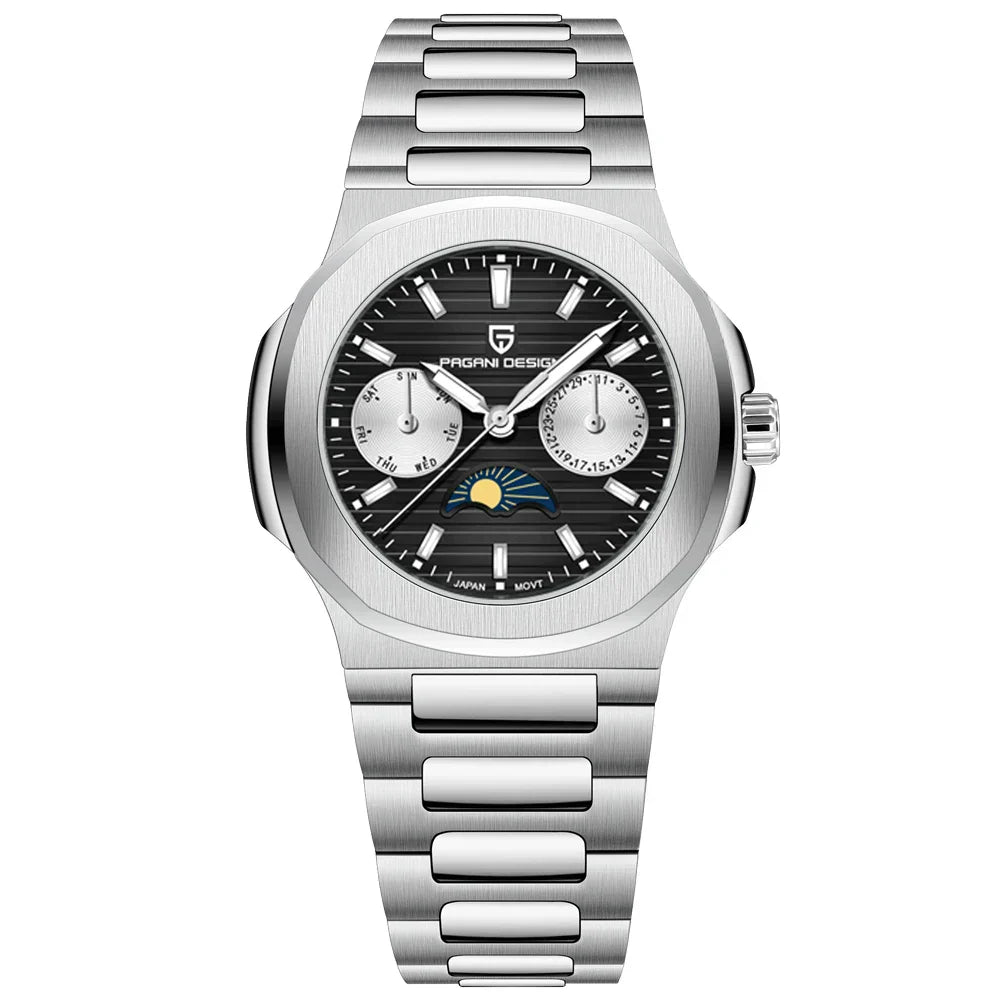 Relojes PAGANI DESIGN para mujer, de lujo, de cuarzo, zafiro, resistente al agua, regalo exquisito, 2024