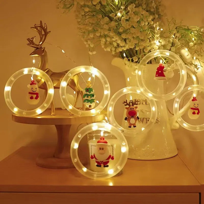 Guirnalda de luces LED con forma de bola de deseos para Navidad, ideal para bodas, fiestas y decoración del hogar.