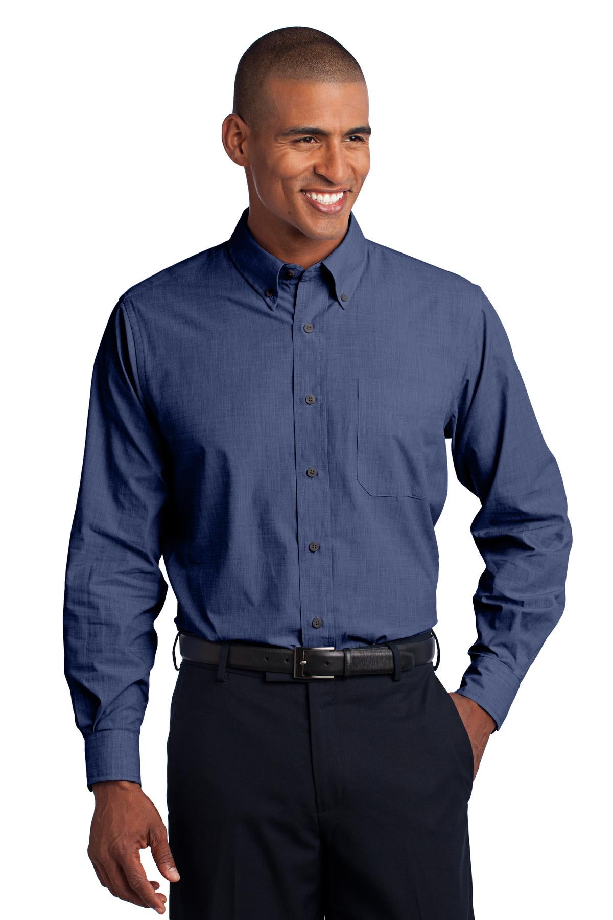 Port AuthorityÂ® Crosshatch Easy Care Shirt. S640