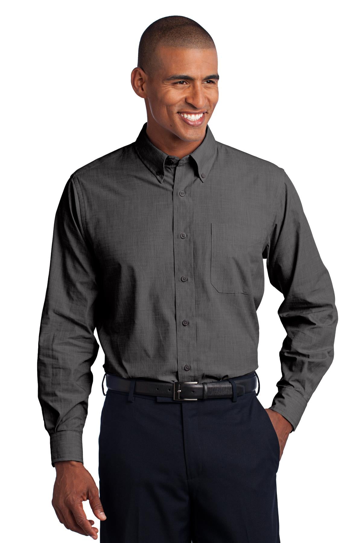 Port AuthorityÂ® Crosshatch Easy Care Shirt. S640