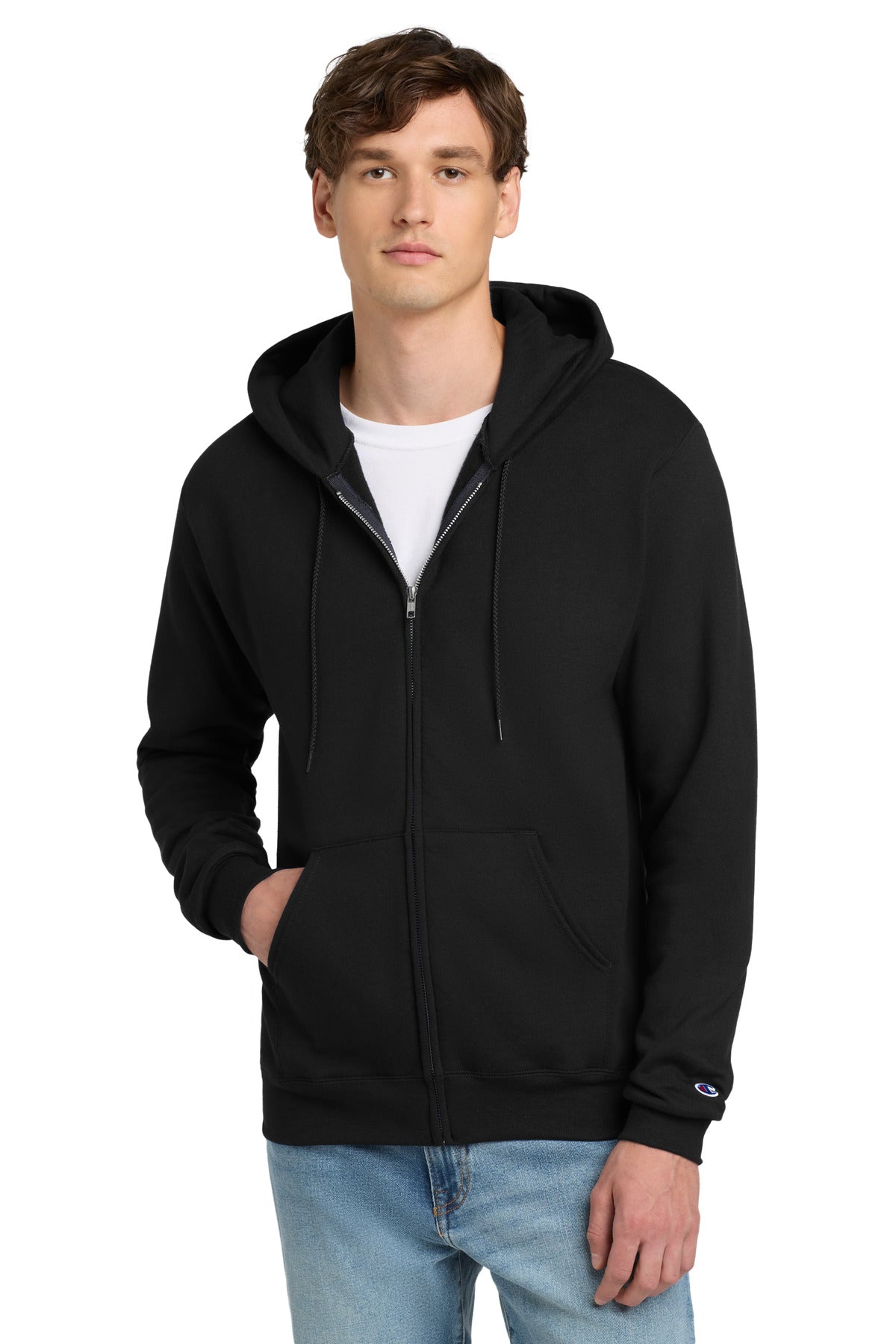 Sudadera con capucha y cremallera completa Champion® Powerblend®.S800