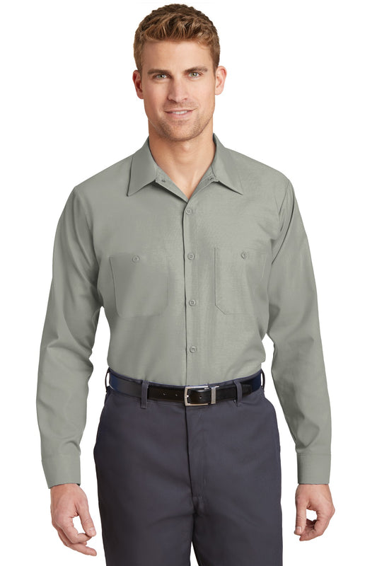 Red KapÂ® Long Size, Long Sleeve Industrial Work Shirt. SP14LONG