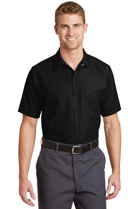 Red KapÂ® Long Size, Short Sleeve Industrial Work Shirt. SP24LONG
