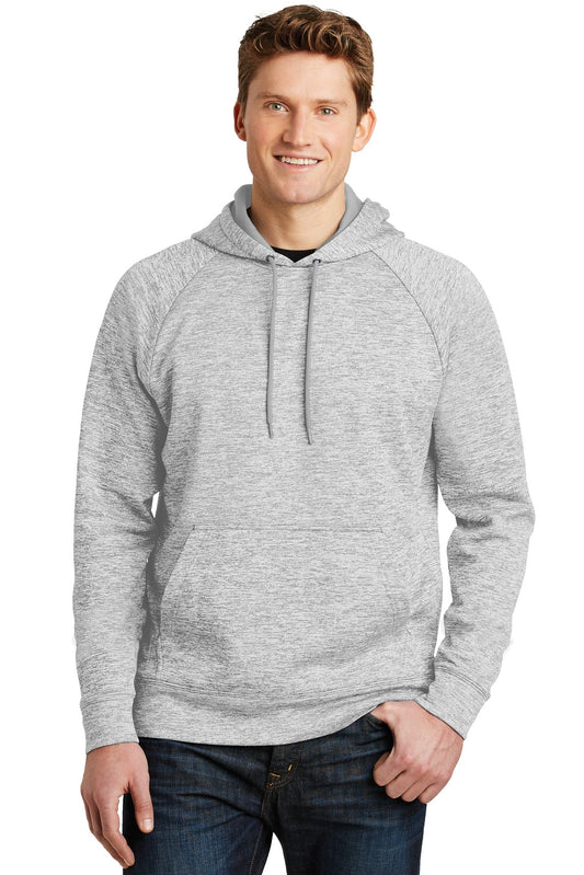 Sport-TekÂ® PosiChargeÂ® Electric Heather Fleece Hooded Pullover. ST225