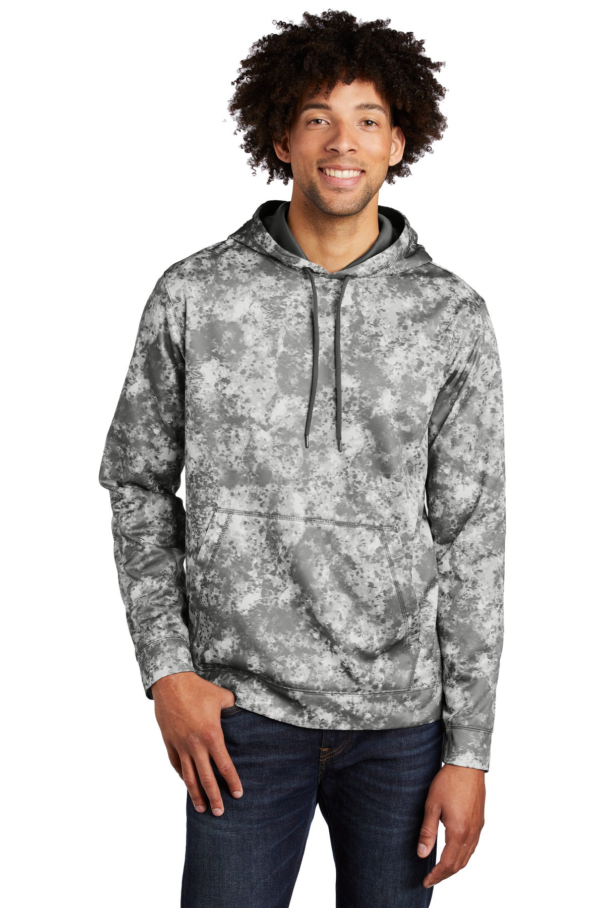 Sport-TekÂ® Sport-WickÂ® Mineral Freeze Fleece Hooded Pullover. ST230