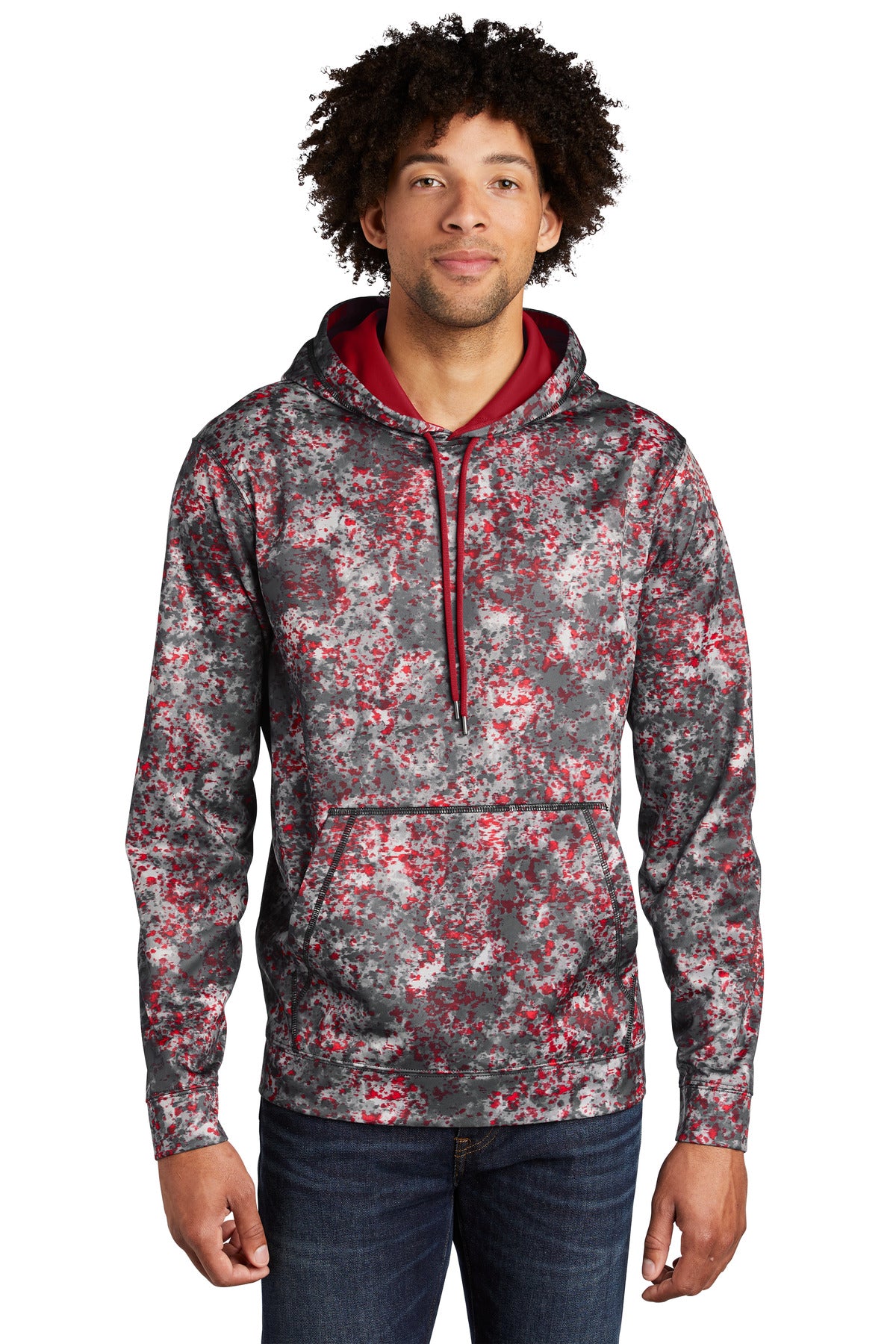 Sport-TekÂ® Sport-WickÂ® Mineral Freeze Fleece Hooded Pullover. ST230