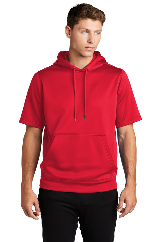 Sport-Tek Â® Sport-Wick Â® Fleece Short Sleeve Hooded Pullover. ST251