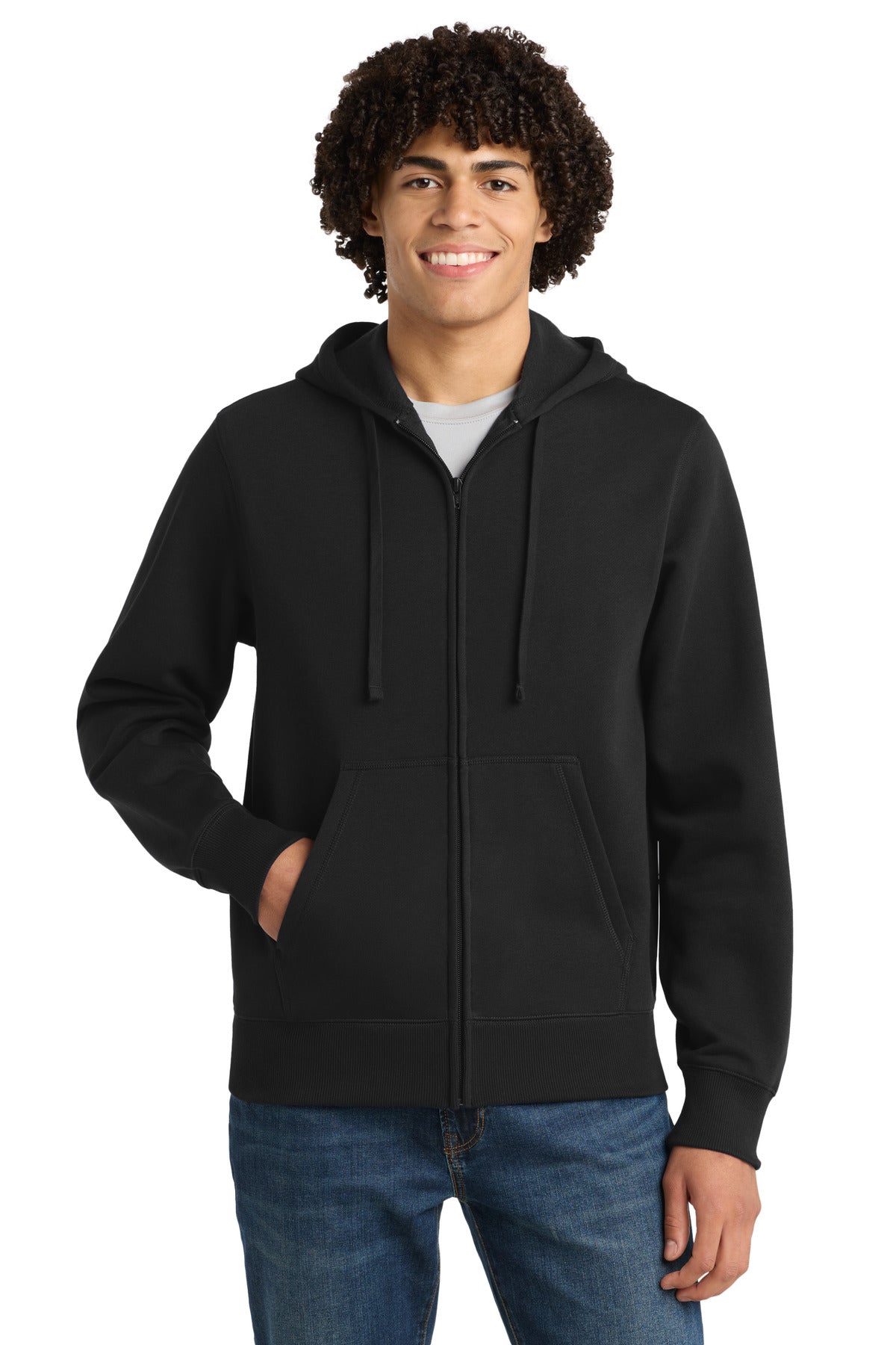 Sport-TekÂ® Full-Zip Hooded Sweatshirt. ST258