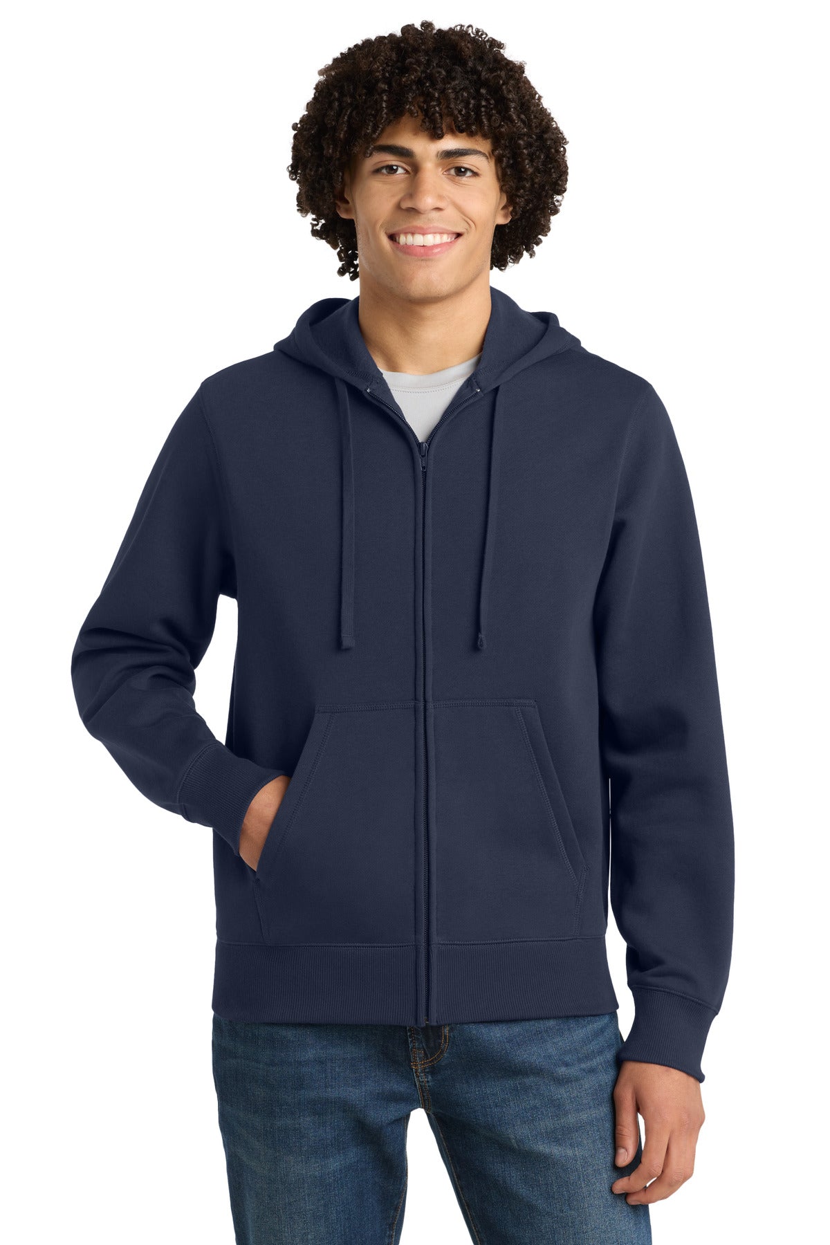 Sport-TekÂ® Full-Zip Hooded Sweatshirt. ST258