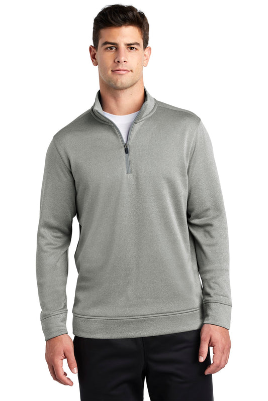 Sport-Tek Â® PosiCharge Â® Sport-Wick Â® Heather Fleece 1/4-Zip Pullover. ST263