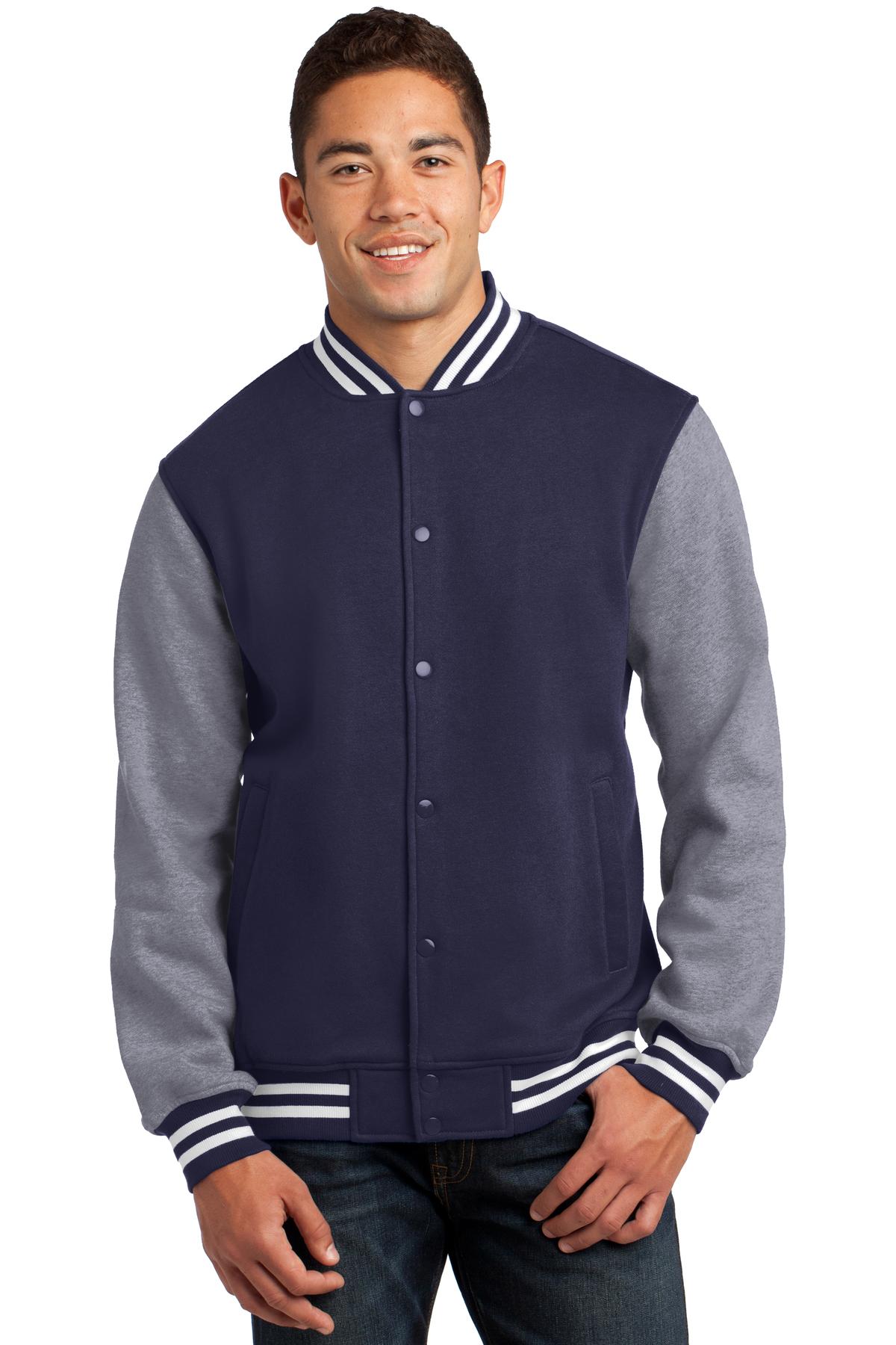 Sport-TekÂ® Fleece Letterman Jacket. ST270