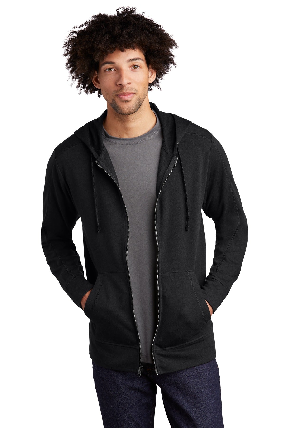 Sport-Tek Â® PosiCharge Â® Tri-Blend Wicking Fleece Full-Zip Hooded Jacket ST293