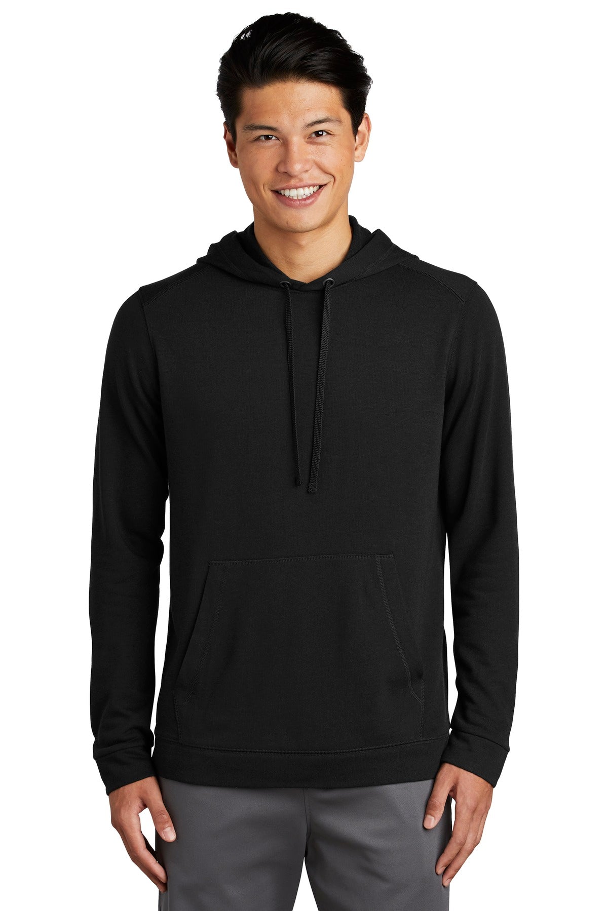 Sport-Tek Â® PosiCharge Â® Tri-Blend Wicking Fleece Hooded Pullover. ST296
