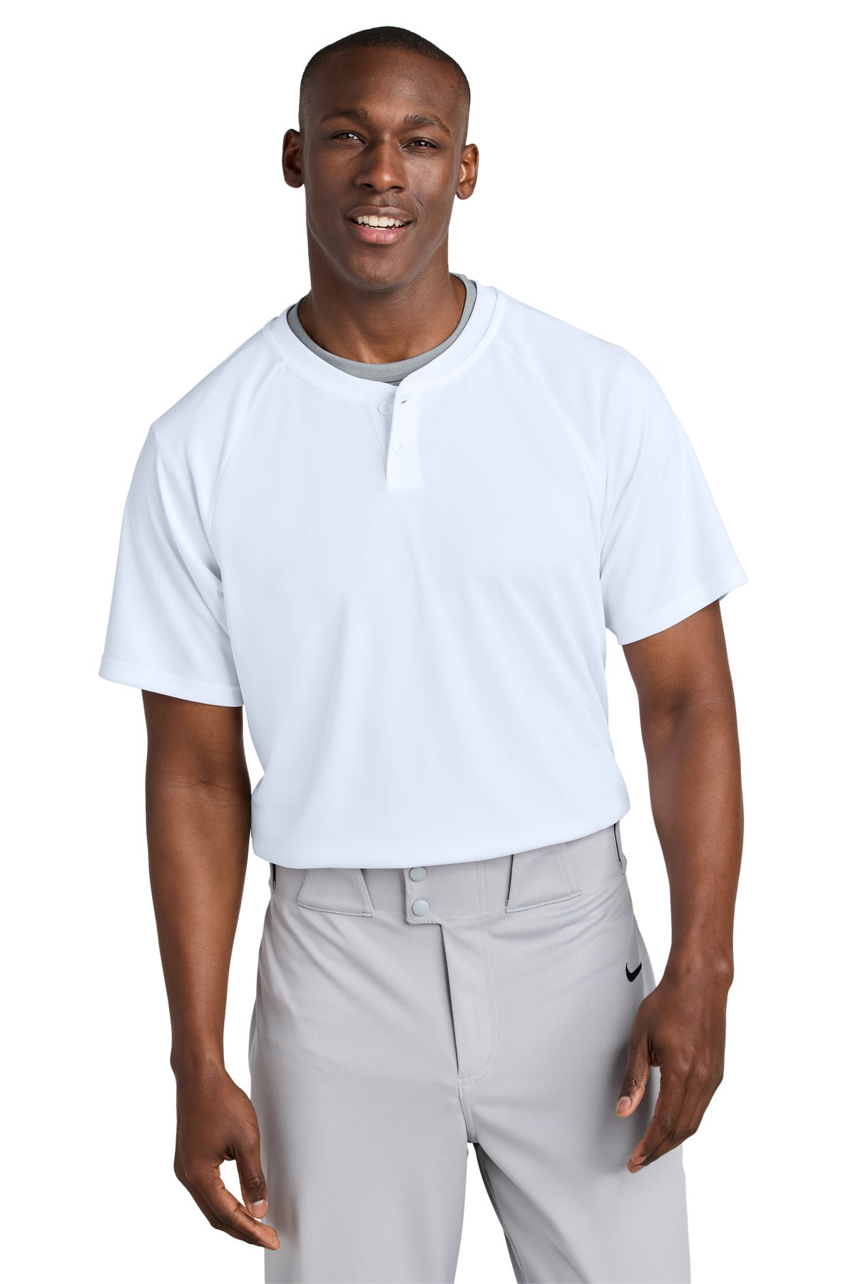 Sport-TekÂ® PosiChargeÂ® Competitorâ„¢ 2-Button Henley ST359