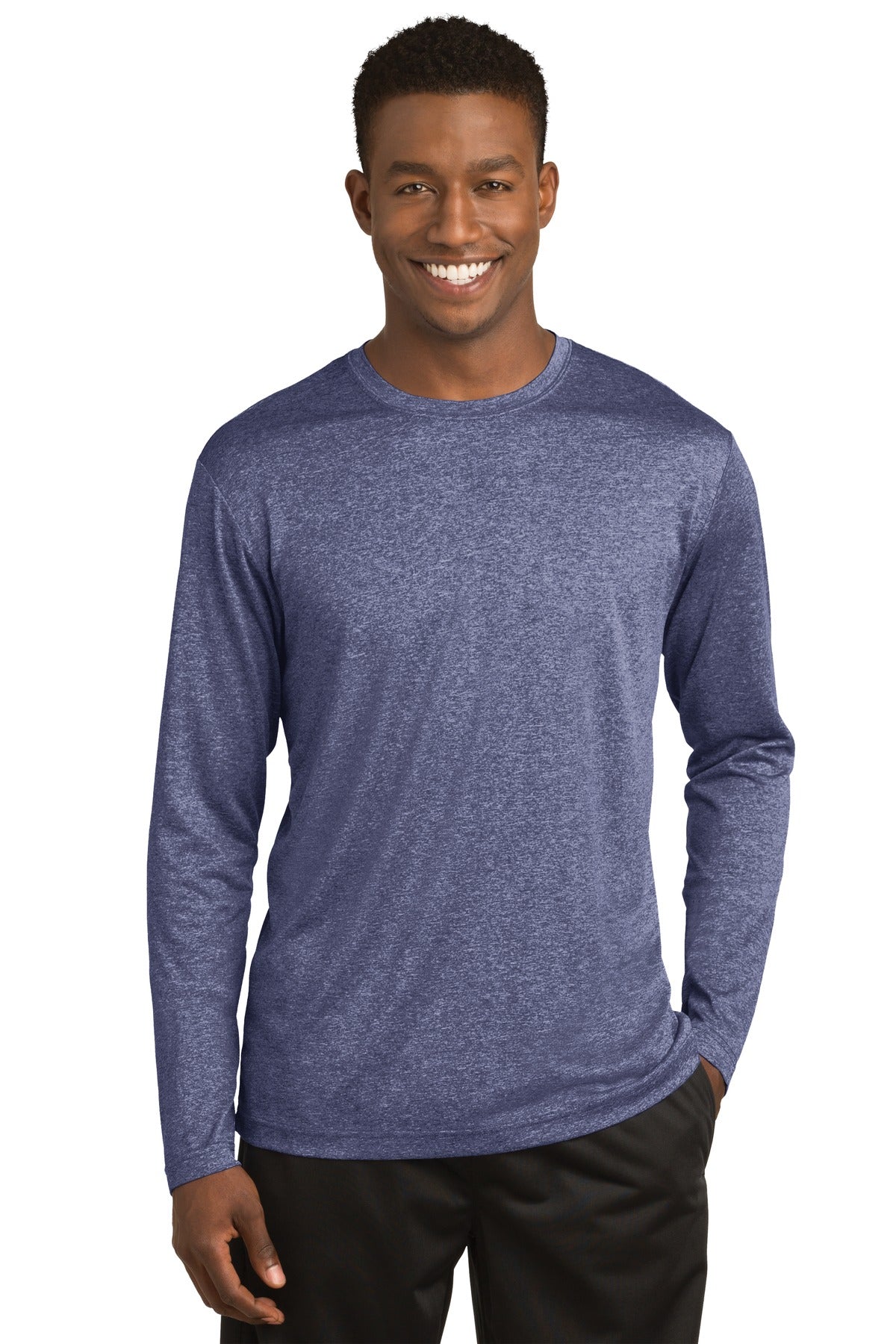 Sport-TekÂ® Long Sleeve Heather Contenderâ„¢ Tee. ST360LS