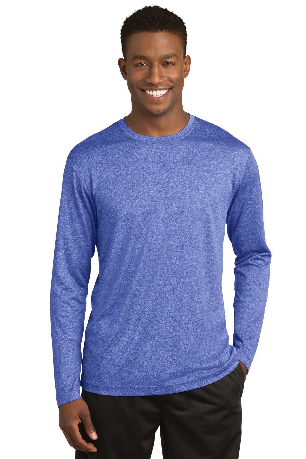 Sport-TekÂ® Long Sleeve Heather Contenderâ„¢ Tee. ST360LS